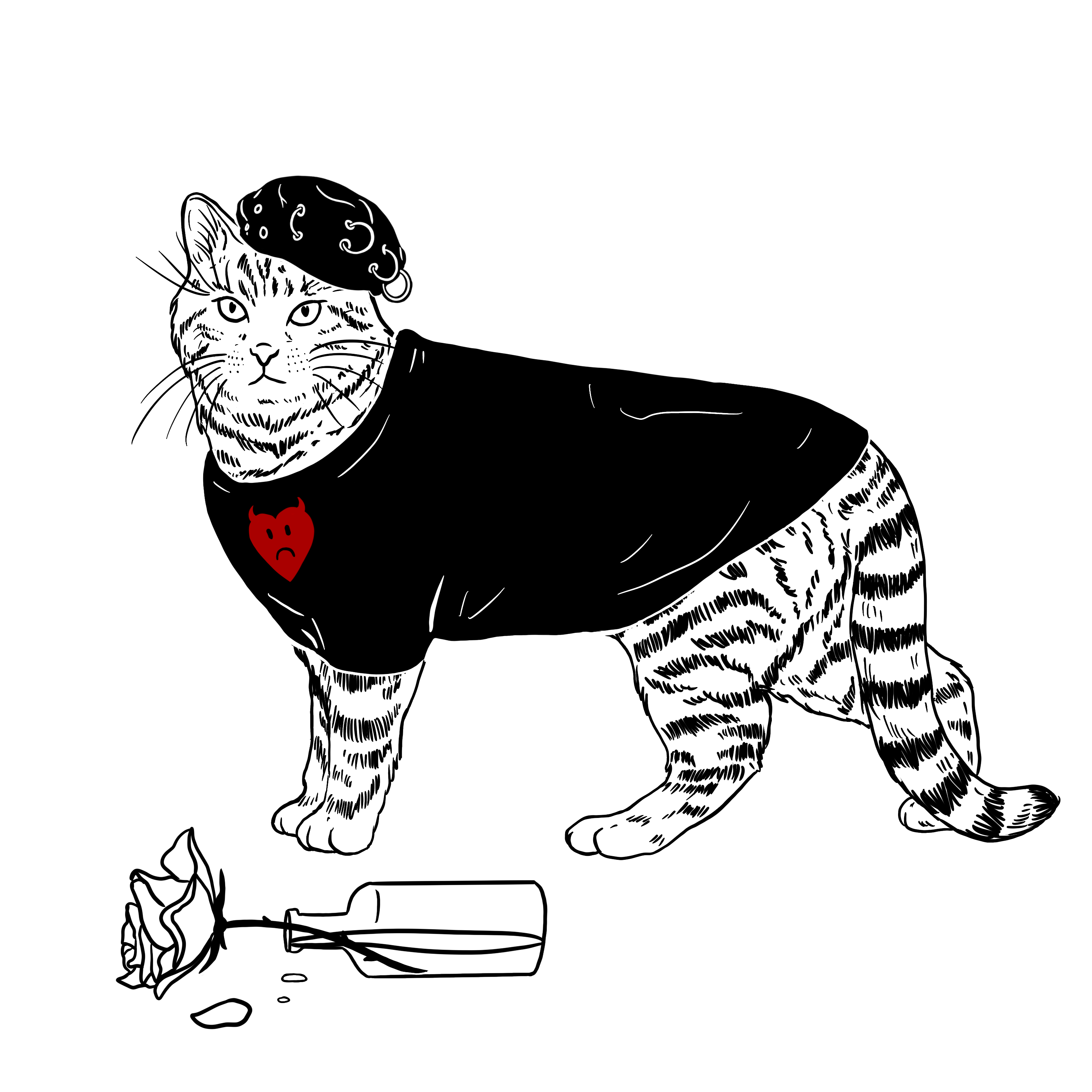 The Sad Cat #1944